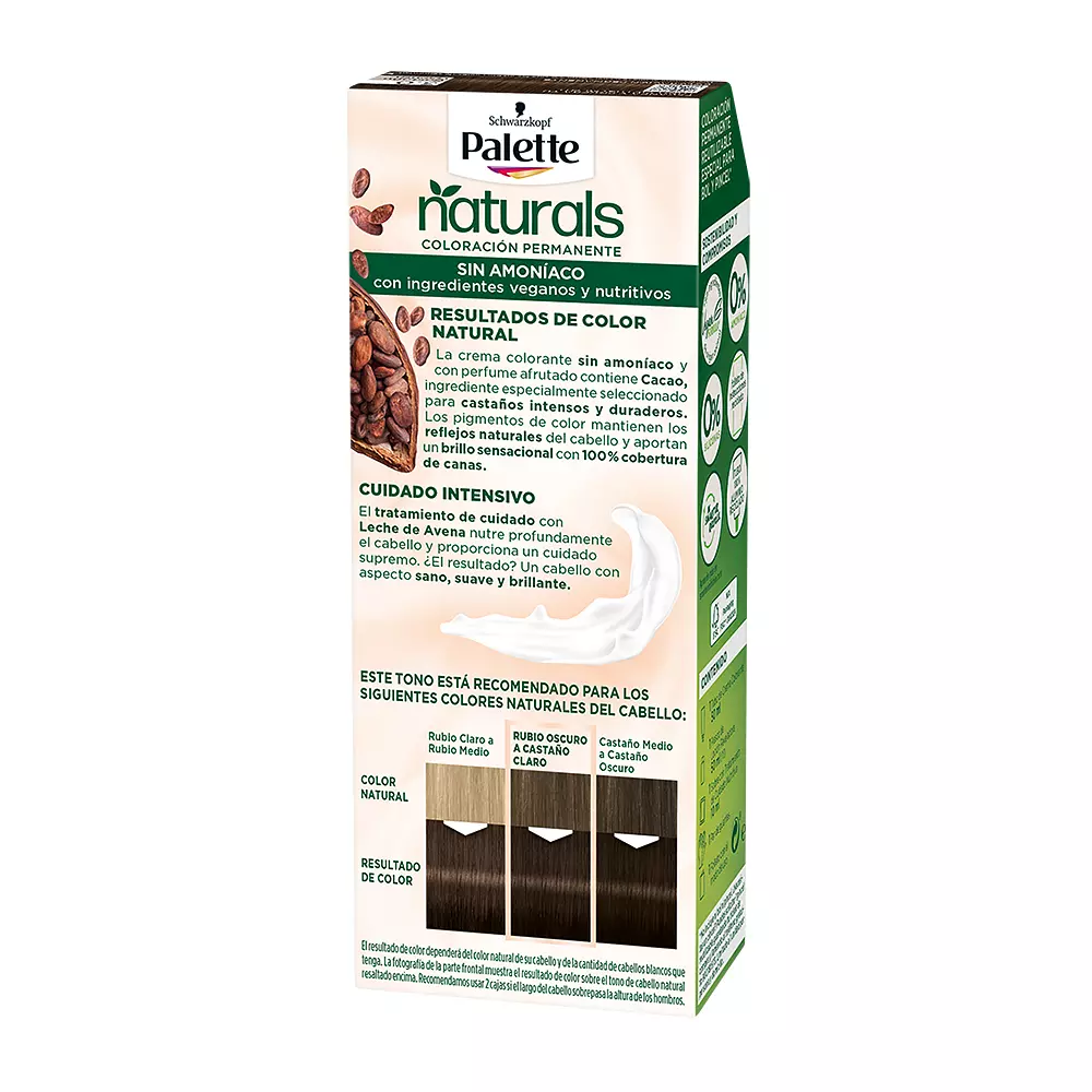 PALETTE PALETTE NATURAL dye #3.0-dark chestnut 1 u