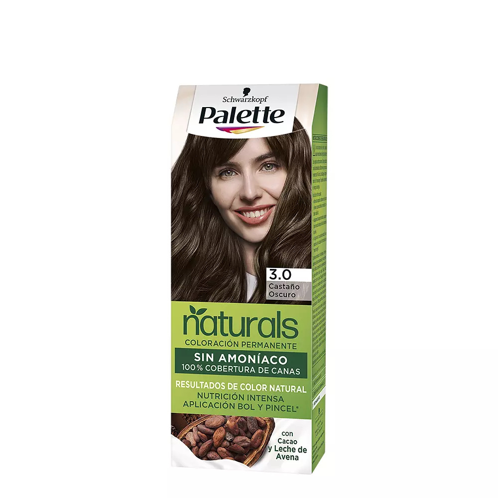 PALETTE PALETTE NATURAL dye #3.0-dark chestnut 1 u PALETTE PALETTE NATURAL dye #3.0-dark chestnut 1 u