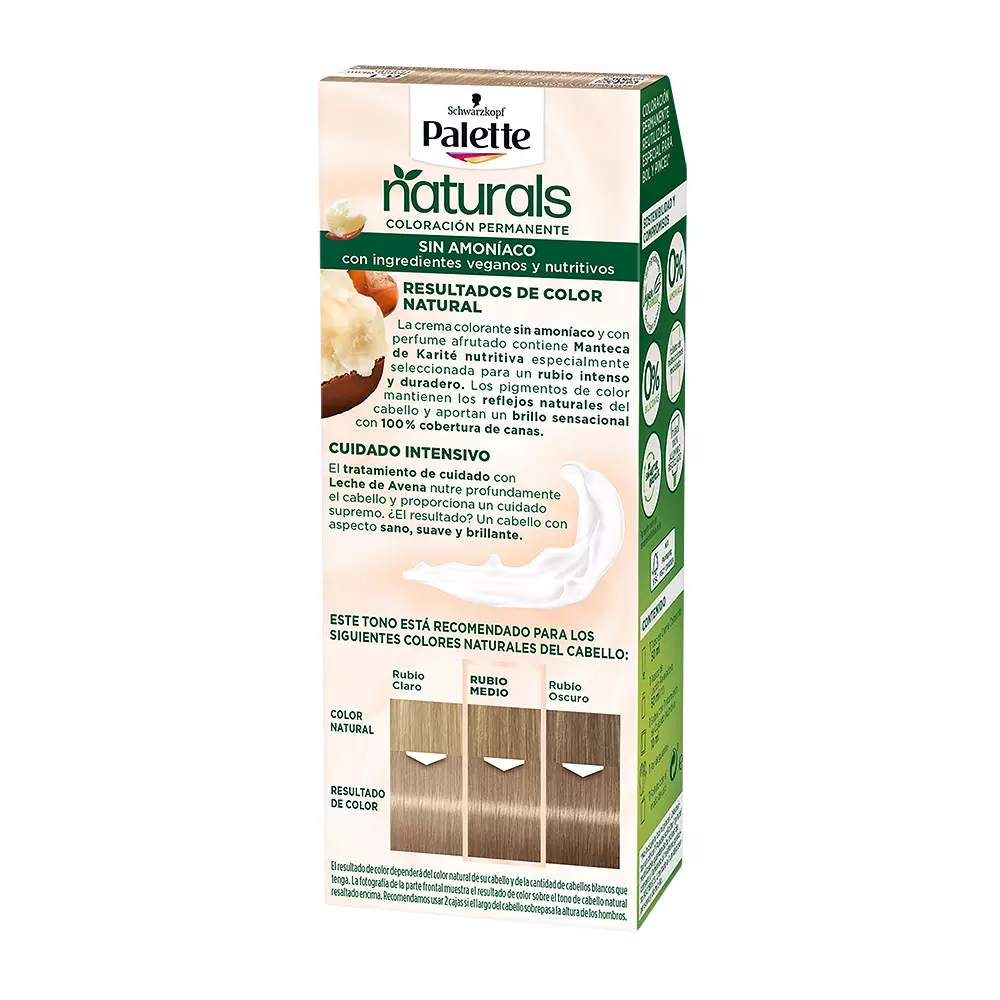 PALETTE PALETTE NATURAL dye #8.1-blonde clear ice cream 1 u