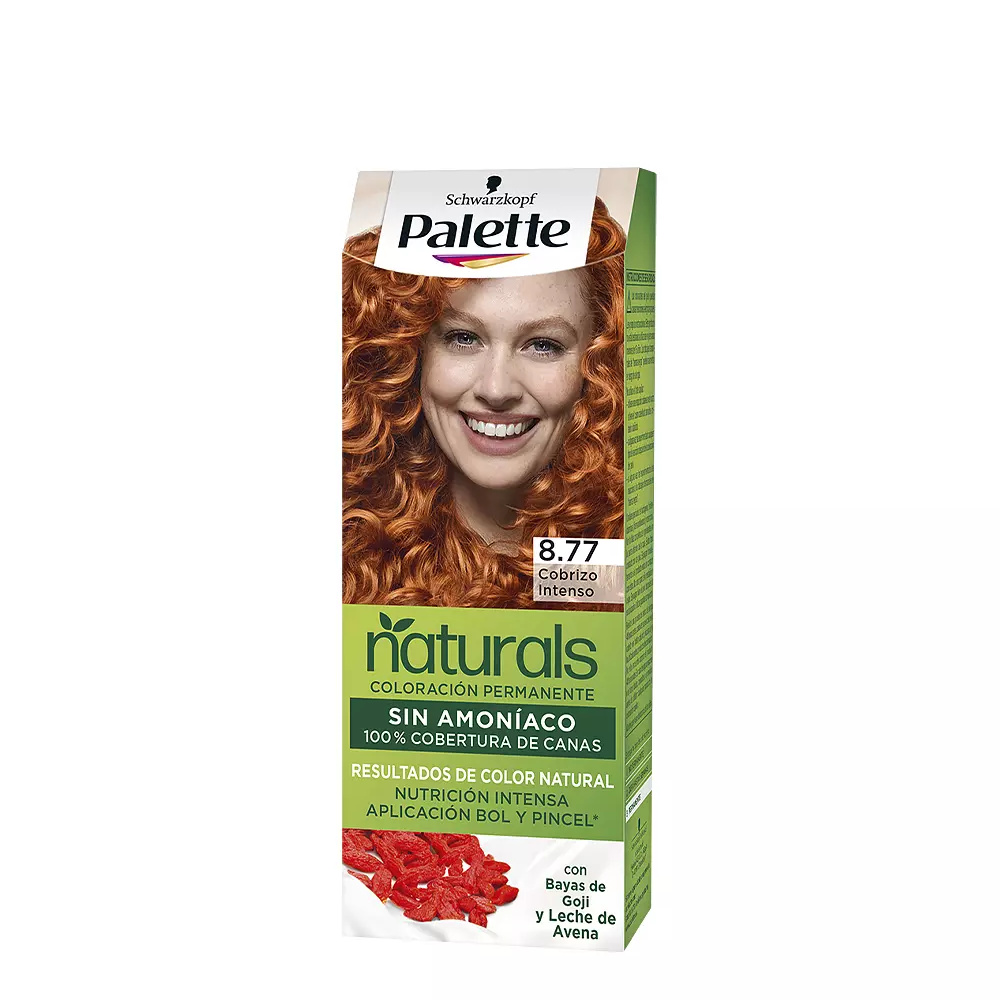 PALETTE PALETTE NATURAL dye #8.77-cobrizo intense 1 u PALETTE PALETTE NATURAL dye #8.77-cobrizo intense 1 u