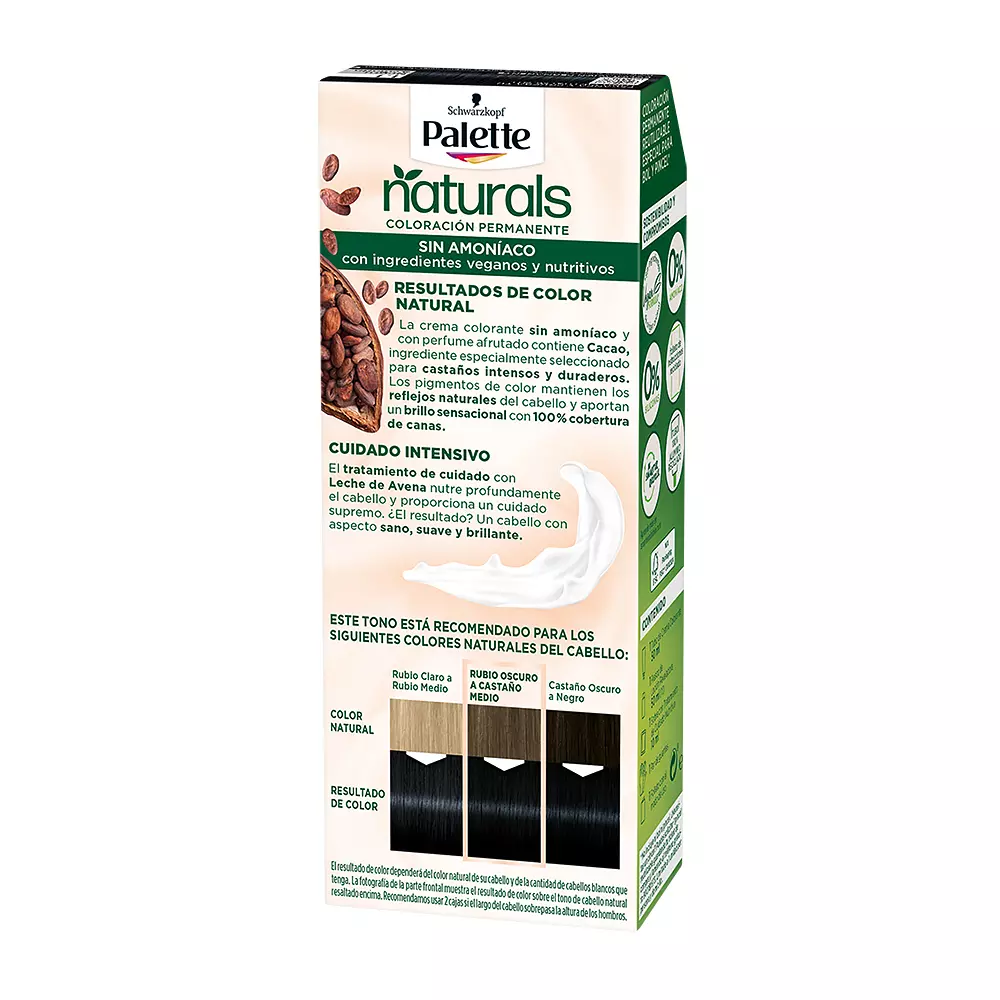 PALETTE PALETTE NATURAL dye #1.1-blue black 1 u