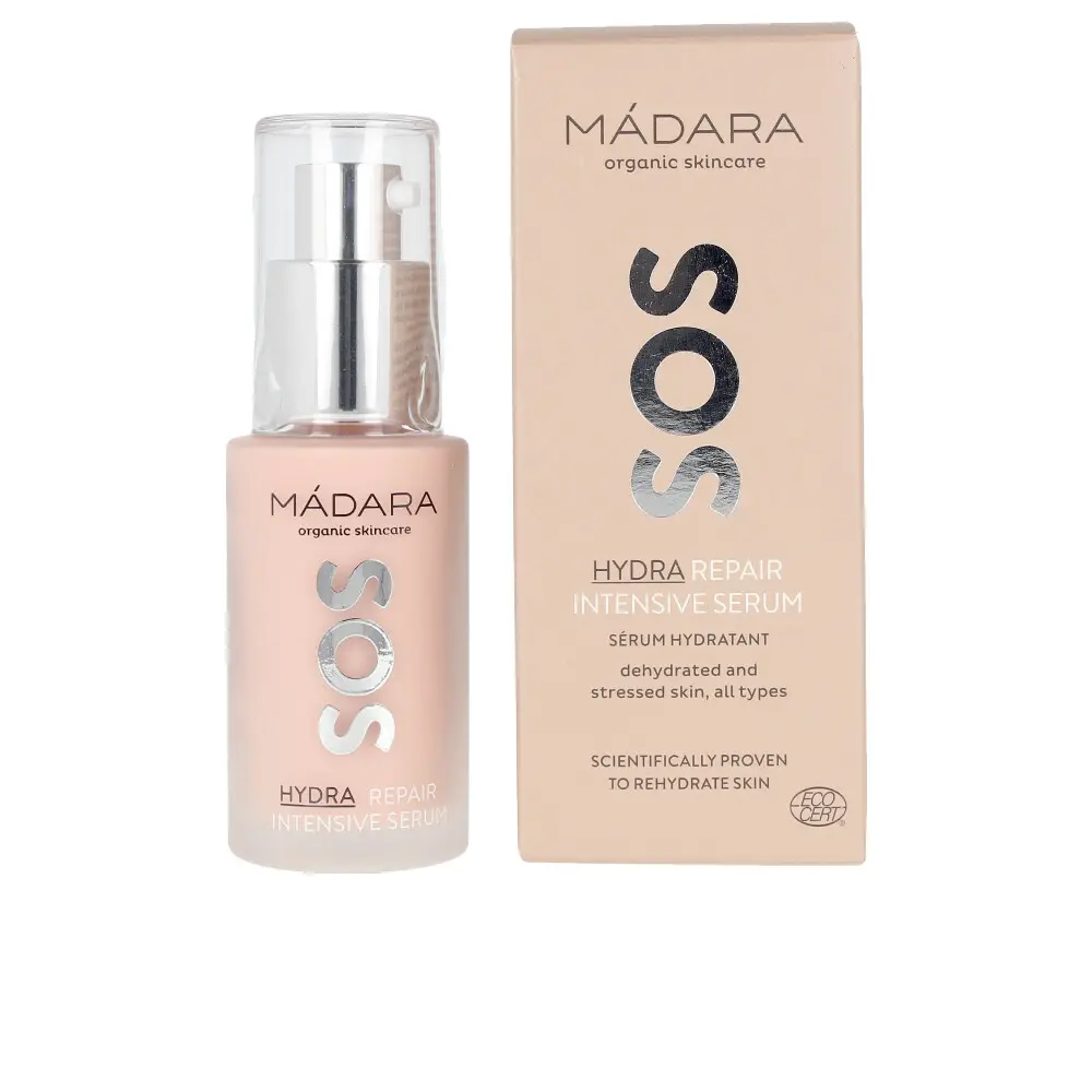 MADARA ORGANIC SKINCARE+ SOS siero intensivo idratante 30 ml