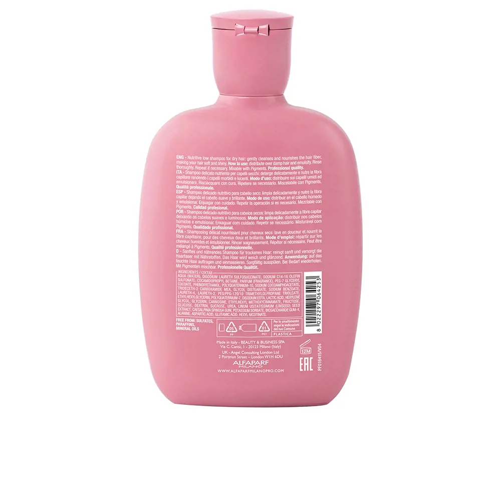 ALFAPARF MILANO+ SEMI DI LINO MOISTURE nutritive low shampoo 250 ml