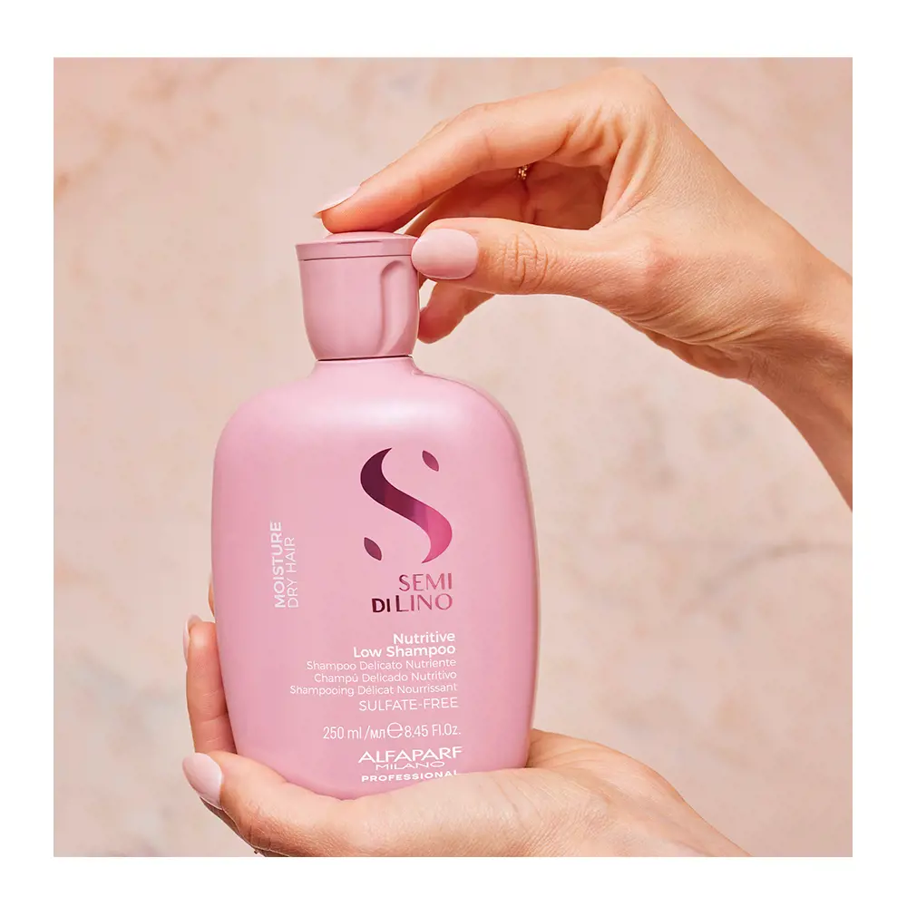 ALFAPARF MILANO+ SEMI DI LINO MOISTURE nutritive low shampoo 250 ml ALFAPARF MILANO+ SEMI DI LINO MOISTURE nutritive low shampoo 250 ml - Image 3