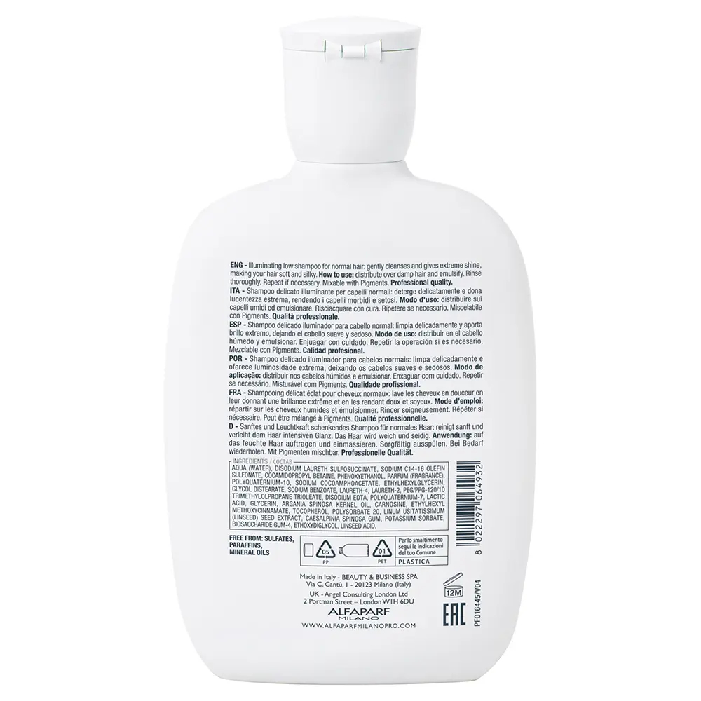 ALFAPARF MILANO SEMI DI LINO DIAMOND illuminating low shampoo 250 ml