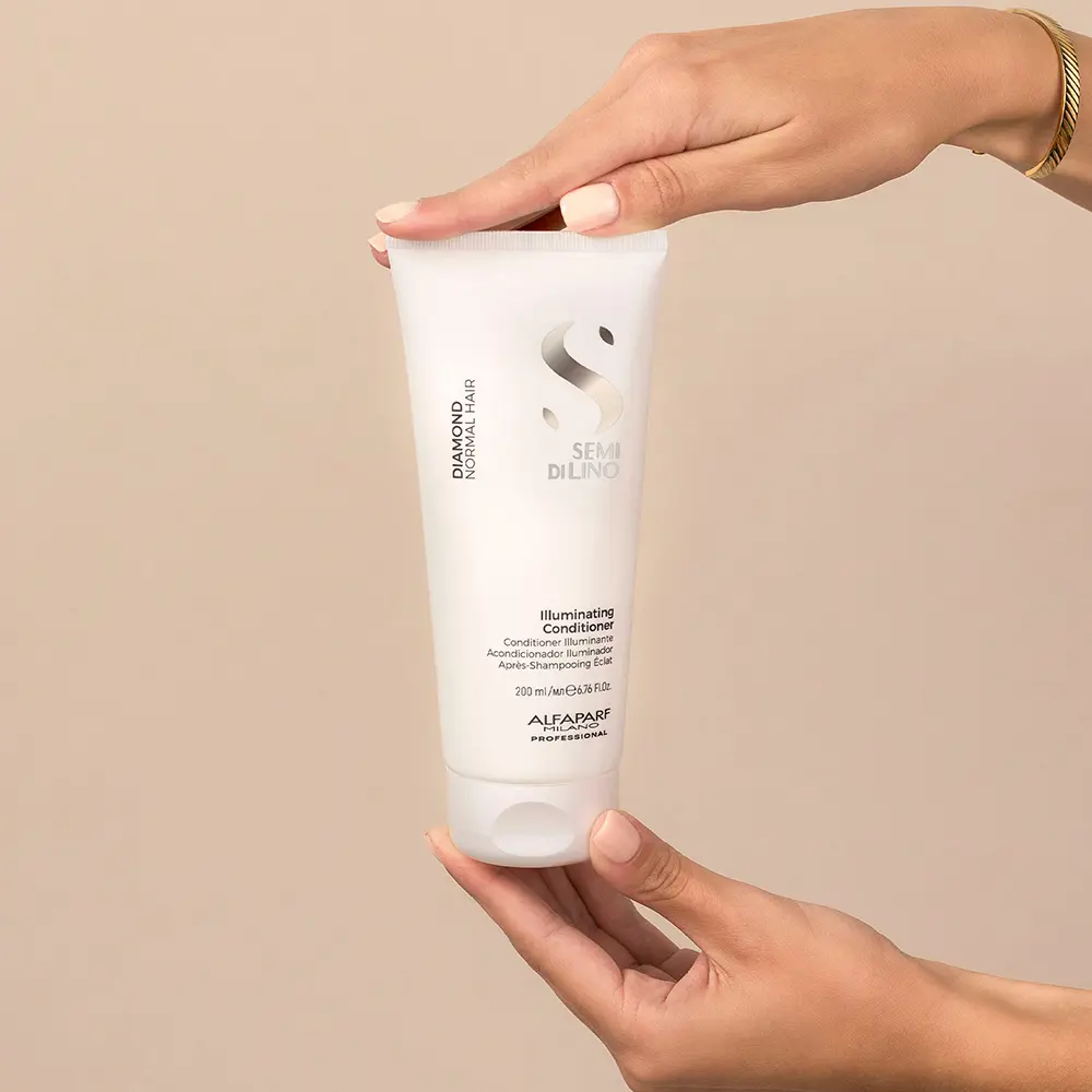 ALFAPARF MILANO SEMI DI LINO DIAMOND illuminating conditioner 200 ml ALFAPARF MILANO SEMI DI LINO DIAMOND illuminating conditioner 200 ml - Image 4