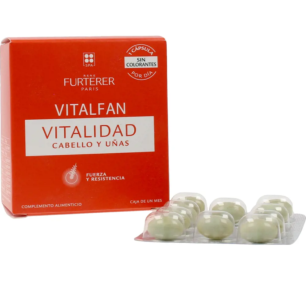 RENE FURTERER VITALFAN vitalidad cabello and uas 30 capsules