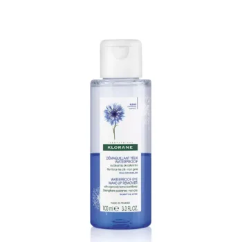 KLORANE ORGANIC CORNFLOWER Waterproof Eye Makeup Remover 100 ml