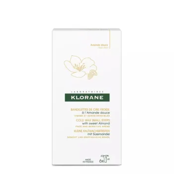 KLORANE COLD WAX SMALL STRIPS with sweet almond 6 pz