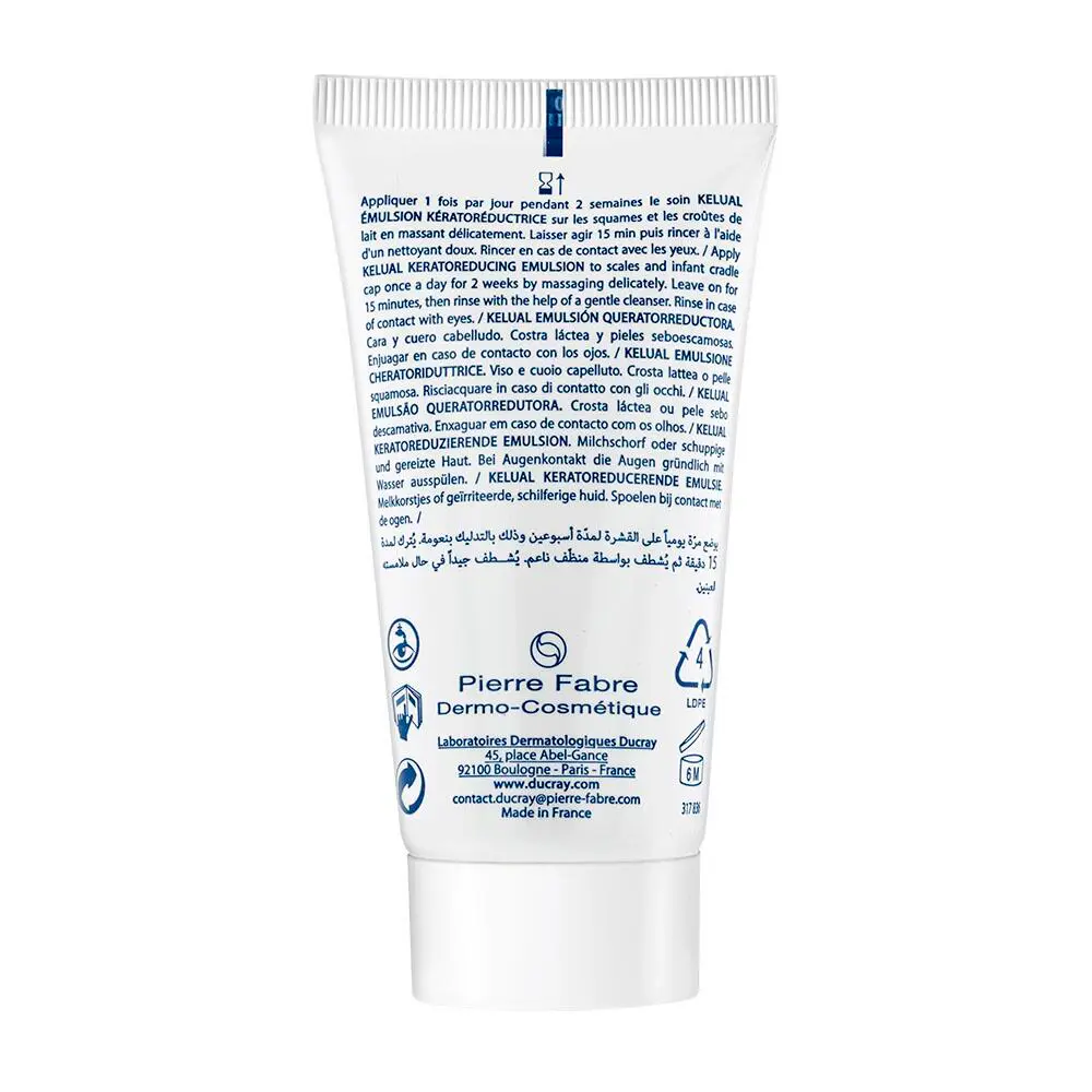 DUCRAY KELUAL emulsion keratoreducing for cradle cap 50 ml