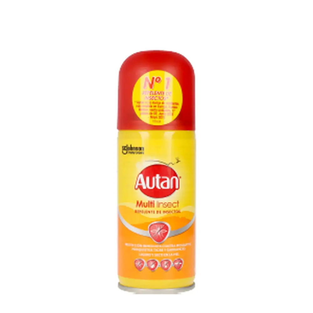 AUTAN AUTAN repelente mosquitos spray dry 100 ml AUTAN AUTAN repelente mosquitos spray dry 100 ml