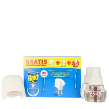 RAID Dispositif ANTI-MOUSTIQUES + 2 pièces détachées