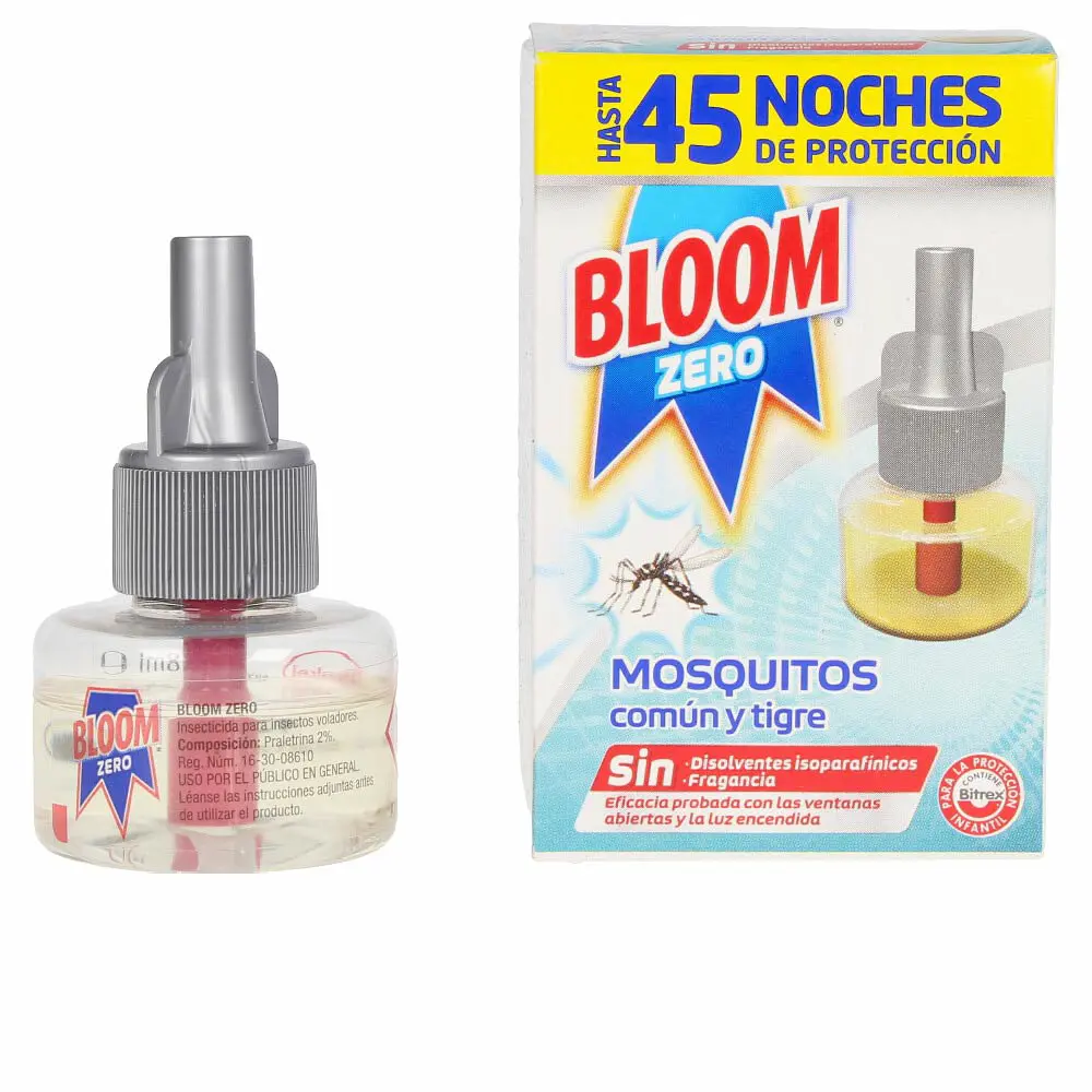 BLOOM BLOOM ZERO MOSQUITOES liquid electric refill 45 nights