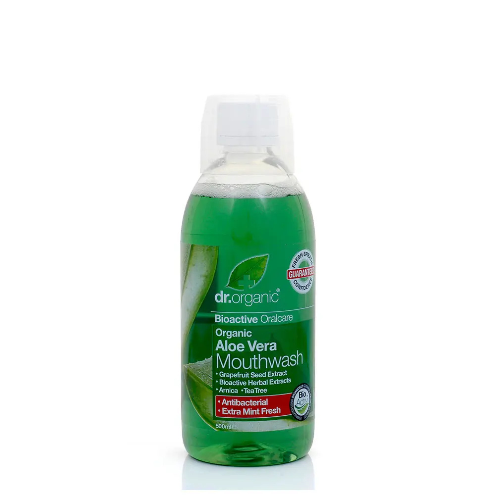 DR. ORGANIC ALOE VERA enjuague bucal 500 ml DR. ORGANIC ALOE VERA enjuague bucal 500 ml