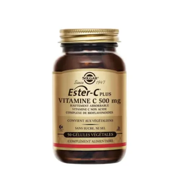 SOLGAR ESTER-C PLUS 500mg vegetable capsules 50 u