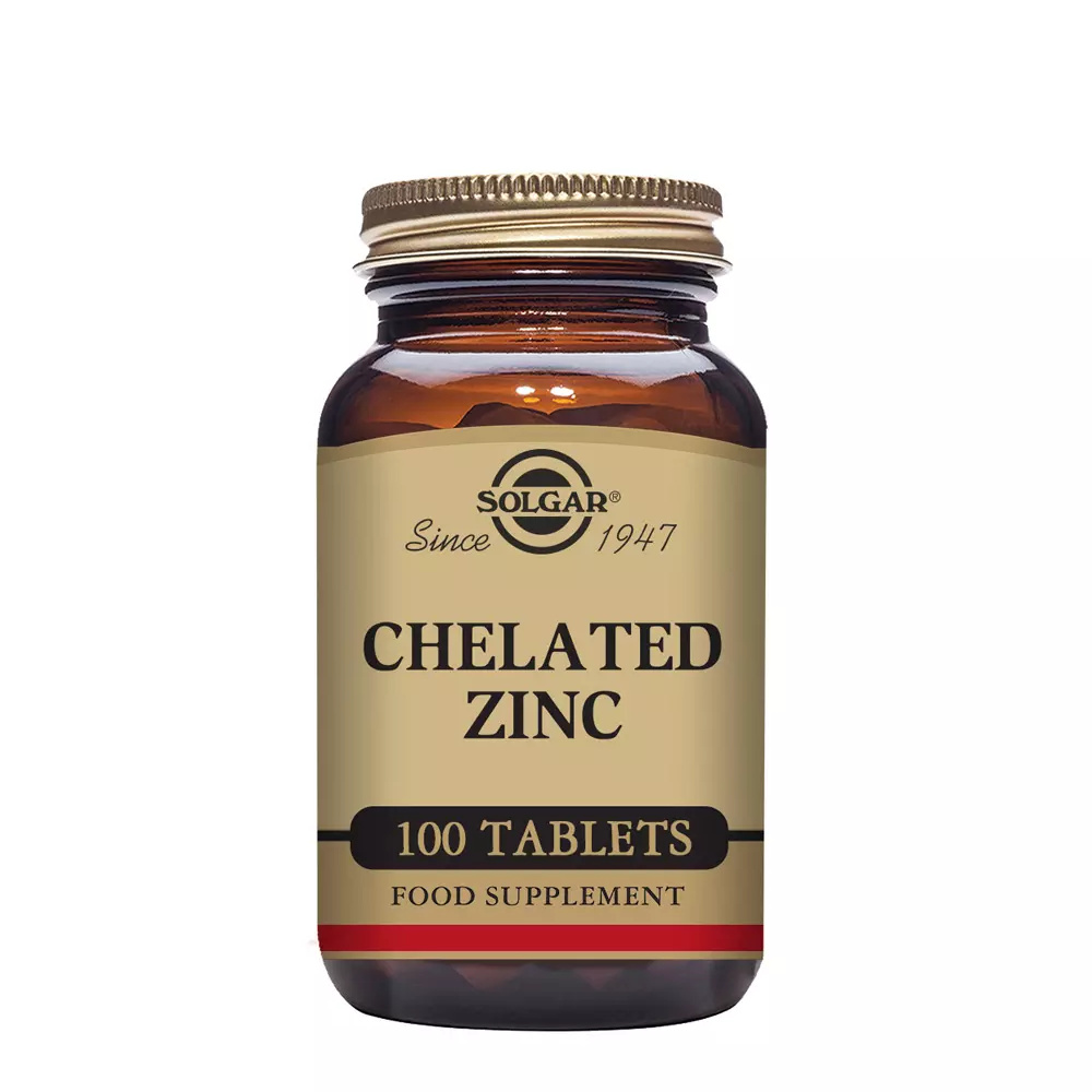SOLGAR ZINC QUELADO 100 tablets SOLGAR ZINC QUELADO 100 tablets