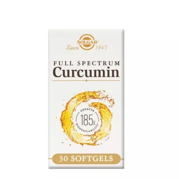 SOLGAR FULL SPECTRUM TURMERIC 185x soft capsules 30 pcs
