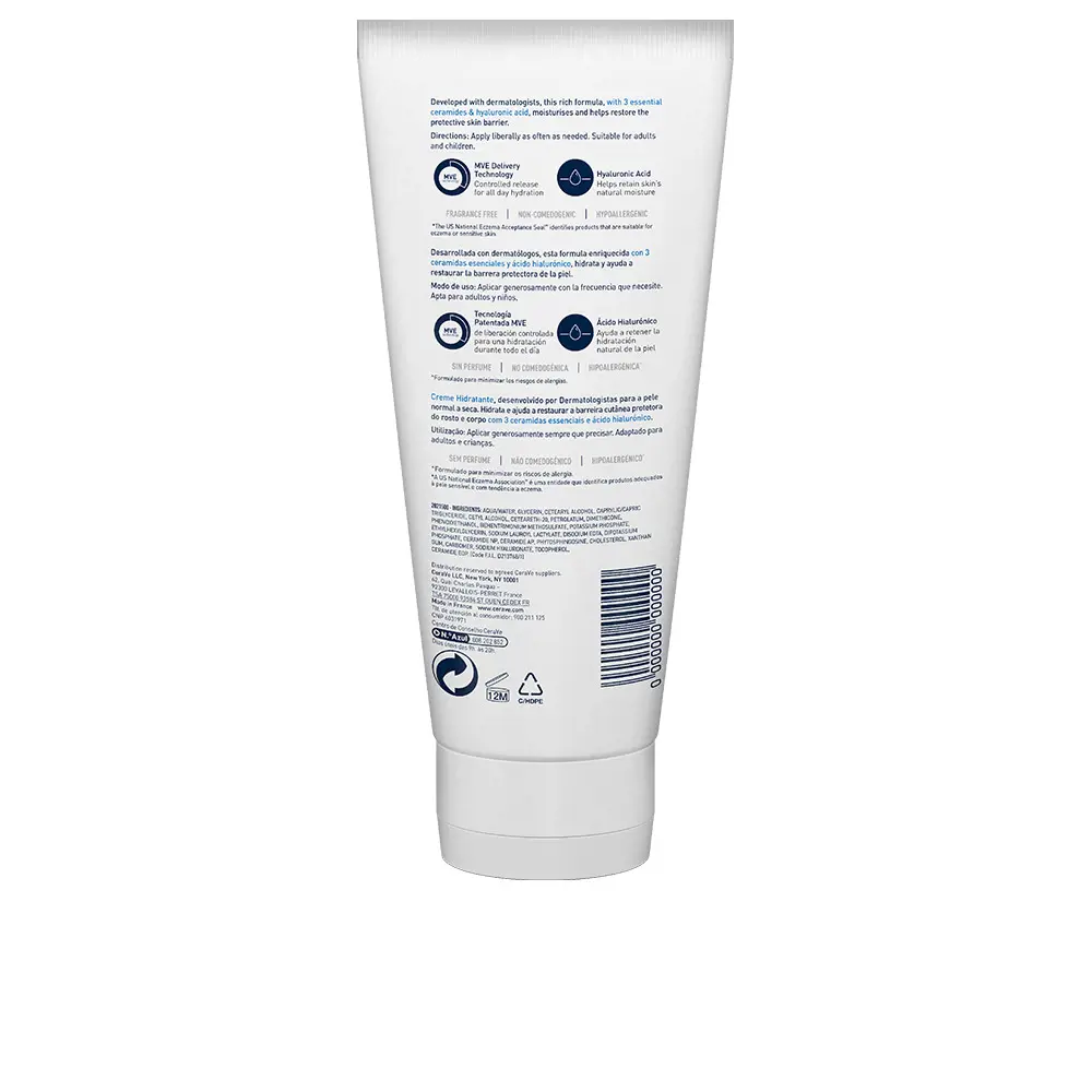 <span class="notranslate">CERAVE MOISTURISING CREAM</span> for dry to very dry skin 177 ml
