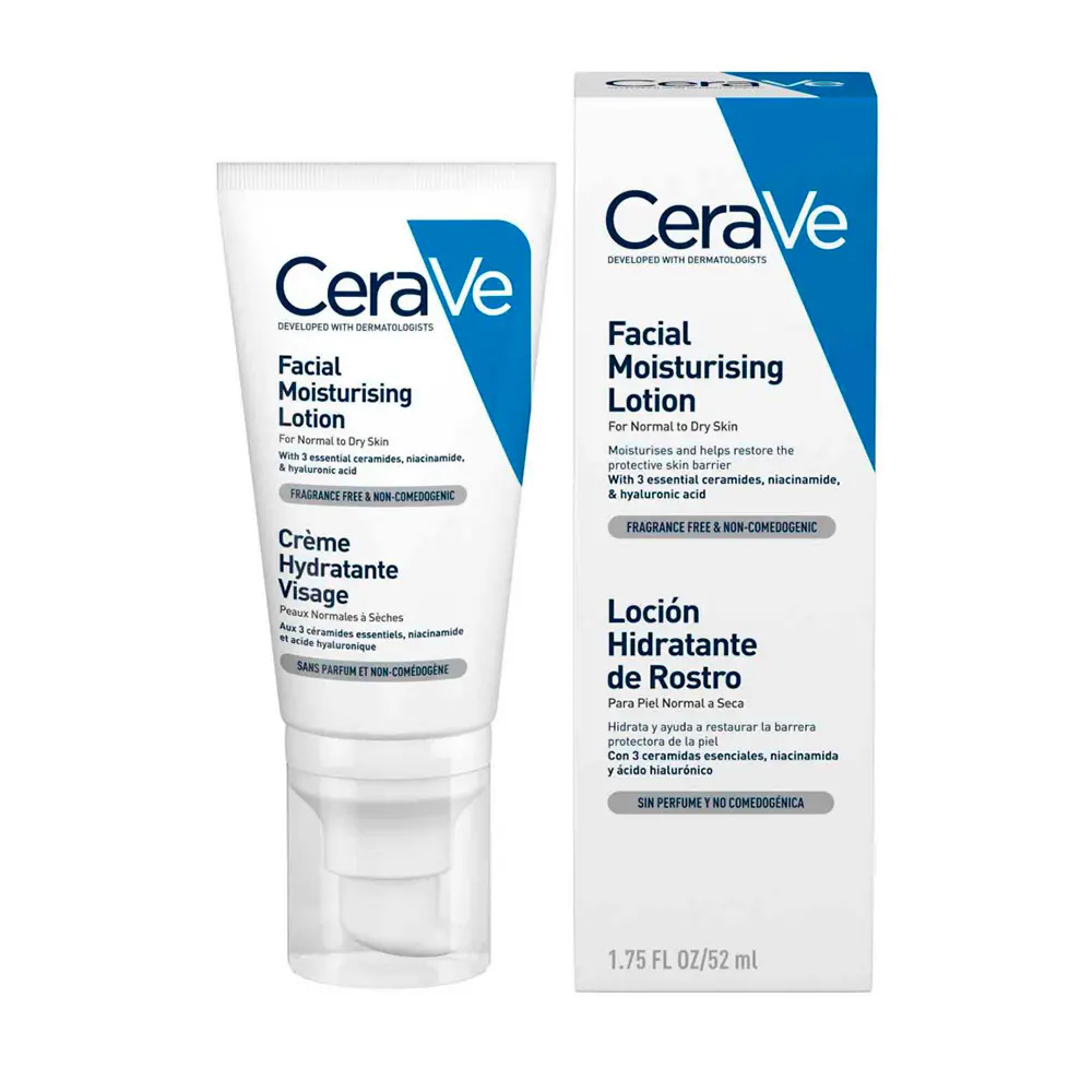 CERAVE FACIAL MOISTURISING LOTION for normal to dry skin 52 ml