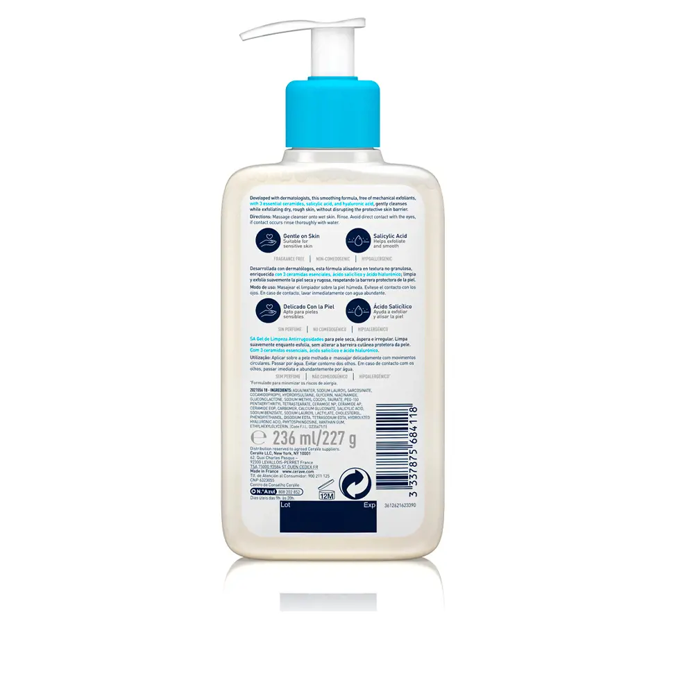 CERAVE SA SMOOTHING CLEANSER for dry skin 236 ml
