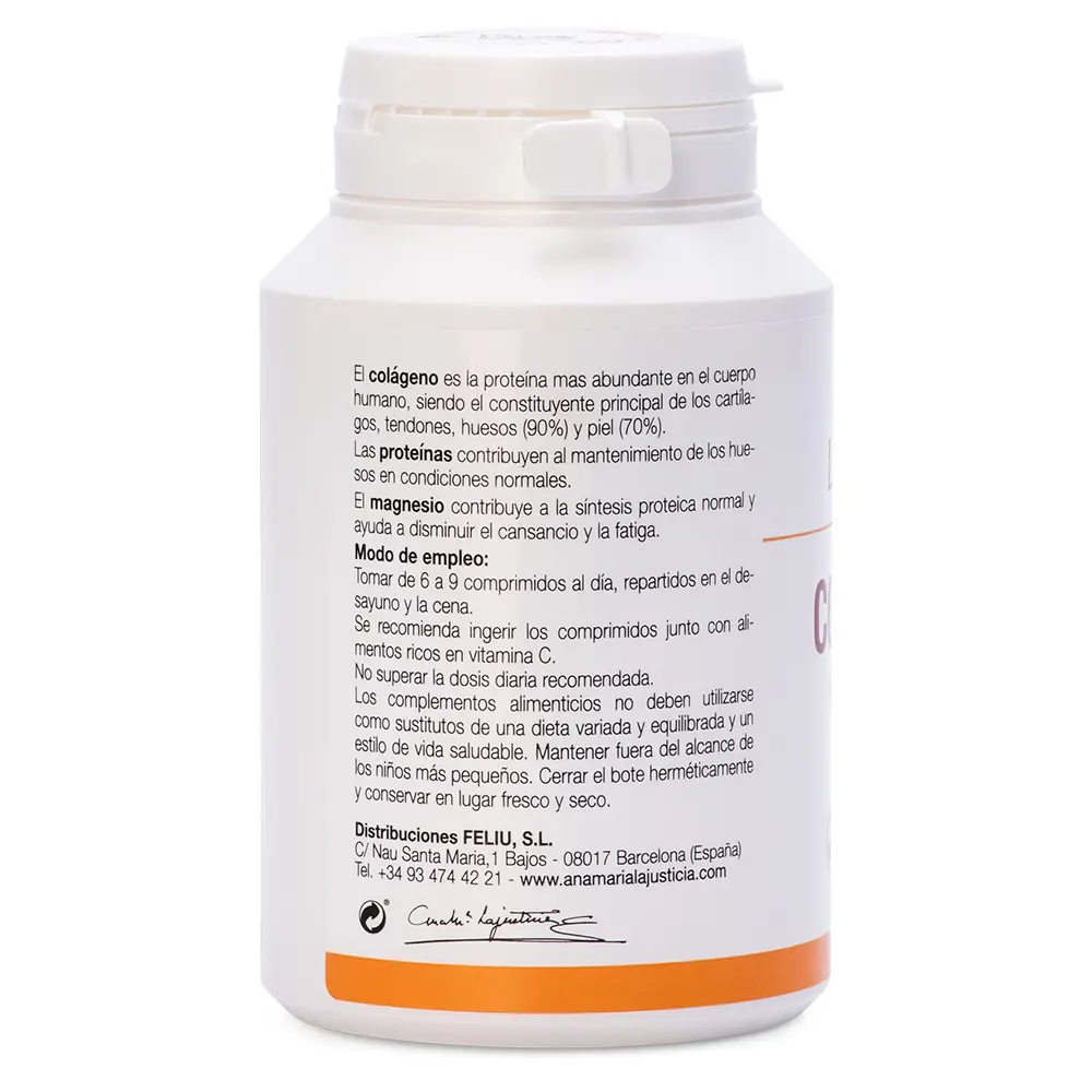 ANA MARÍA LAJUSTICIA COLLAGEN WITH MAGNESIUM 180 tablets