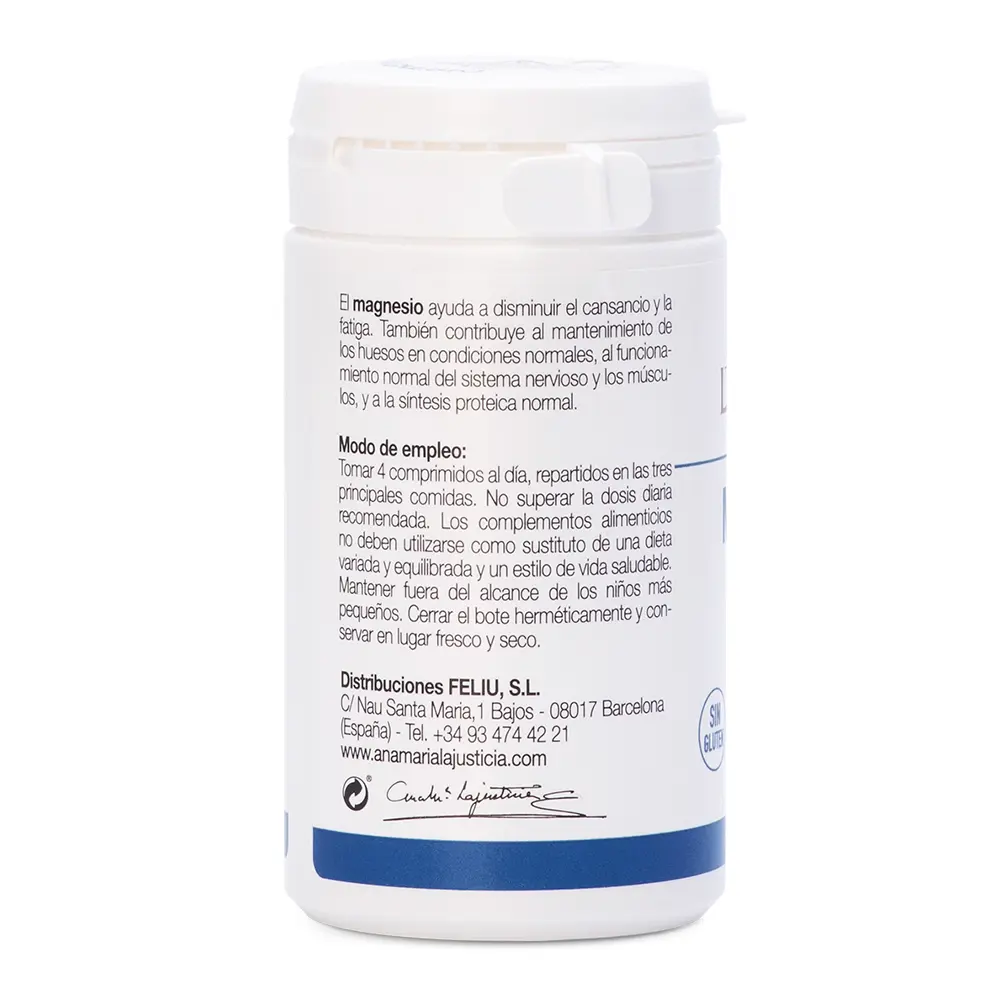 ANA MARÍA LAJUSTICIA CLORURO DE MAGNESIUM 147 tablets