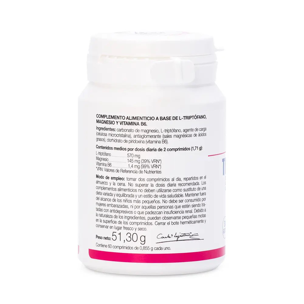 ANA MARÍA LAJUSTICIA TRIPTOFANO CON MAGNESIUM + VITAMIN B6 60 tablets