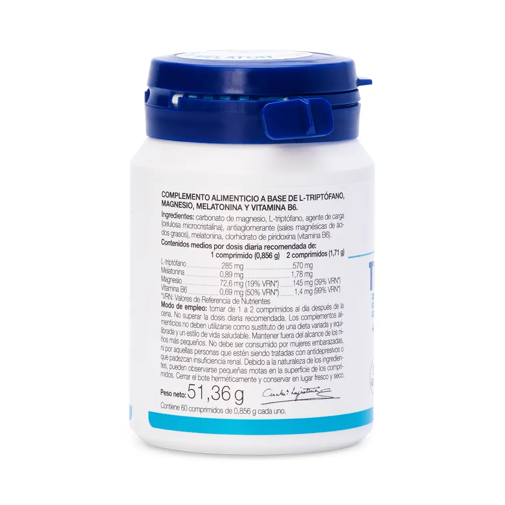 ANA MARÍA LAJUSTICIA TRYPTOPHAN WITH MELATONIN + MAGNESIUM AND VIT.B6 60 tablets