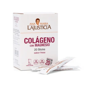 ANA MARÍA LAJUSTICIA COLLAGEN WITH MAGNESIUM strawberry flavor 20 sticks