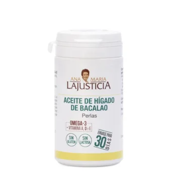 ANA MARÍA LAJUSTICIA OIL DE HIGADO DE BACALAO + VITAMIN E 90 pearls