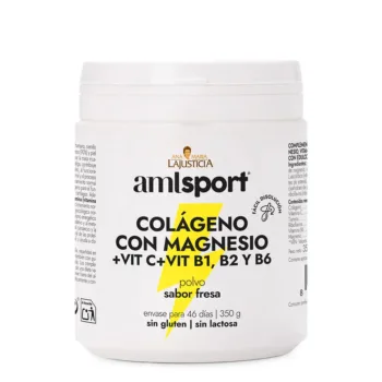AMLSPORT COLLAGEN WITH MAGNESIUM + VIT.C + VIT.B1.B2.B6 strawberry flavor pol