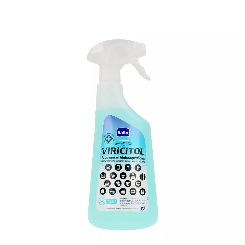 SALLO VIRICITOL desinfectante-viricida multisuperficies 750 ml SALLO VIRICITOL desinfectante-viricida multisuperficies 750 ml