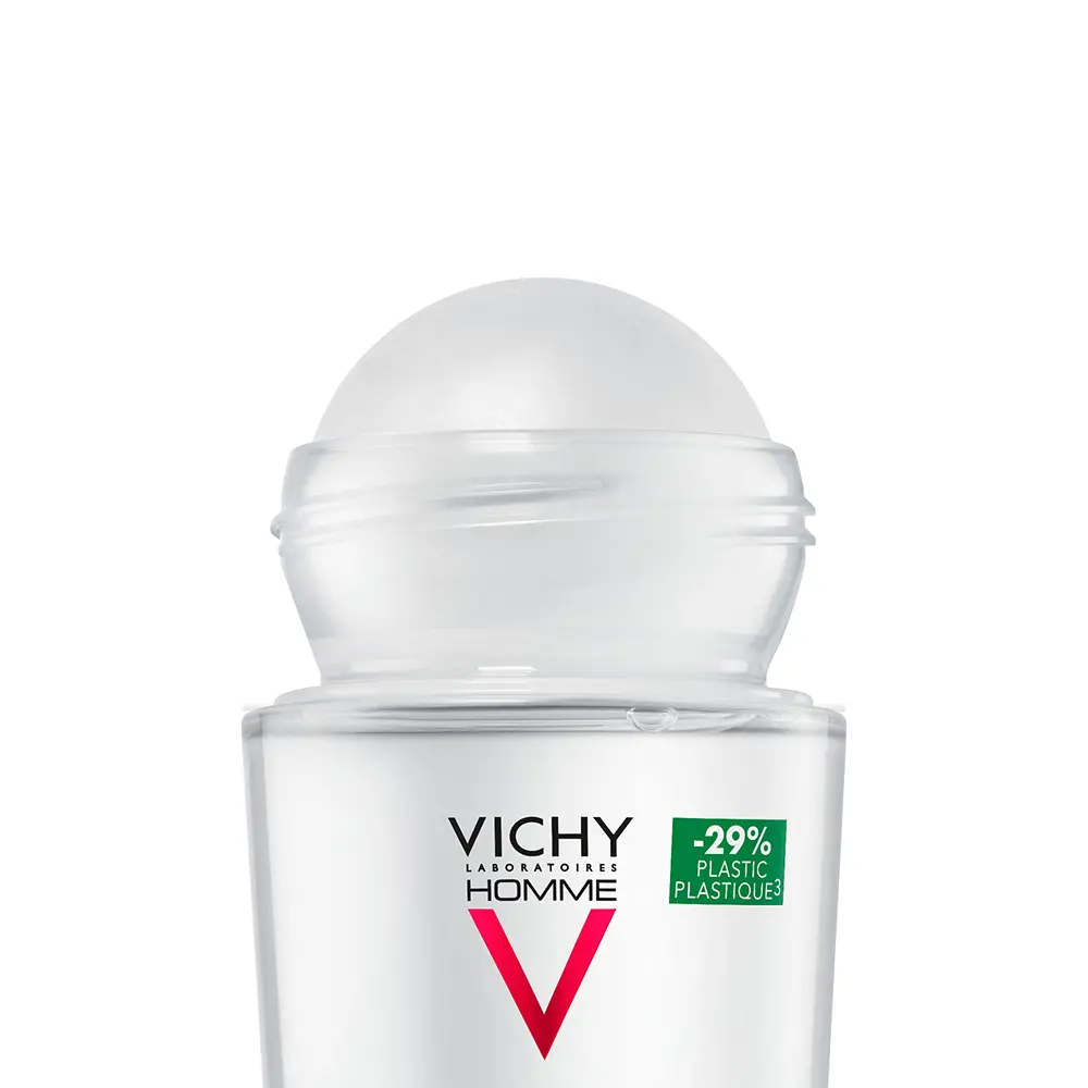 VICHY HOMME anti-transpirant anti-traces déo roll-on 48h 50 ml