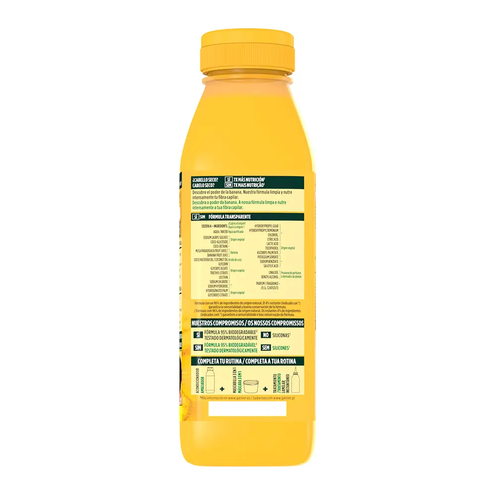 GARNIER FRUCTIS HAIR FOOD banana ultra nourishing shampoo 350 ml