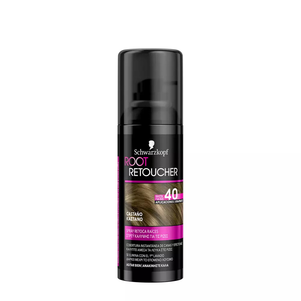 SCHWARZKOPF MASS MARKET+ ROOT RETOUCHER root touch-up spray #brown SCHWARZKOPF MASS MARKET+ ROOT RETOUCHER root touch-up spray #brown
