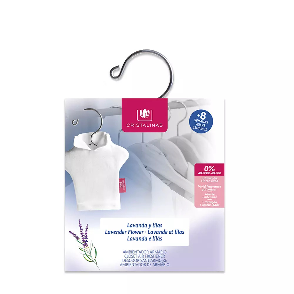 CRISTALINAS CLOSET complete air freshener 0% #lavender 1 u CRISTALINAS CLOSET complete air freshener 0% #lavender 1 u