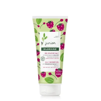 KLORANE JUNIOR bath gel hair&body #raspberry 200 ml