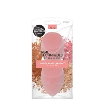 REAL TECHNIQUES MIRACLE POWDER sponge set 2 pcs