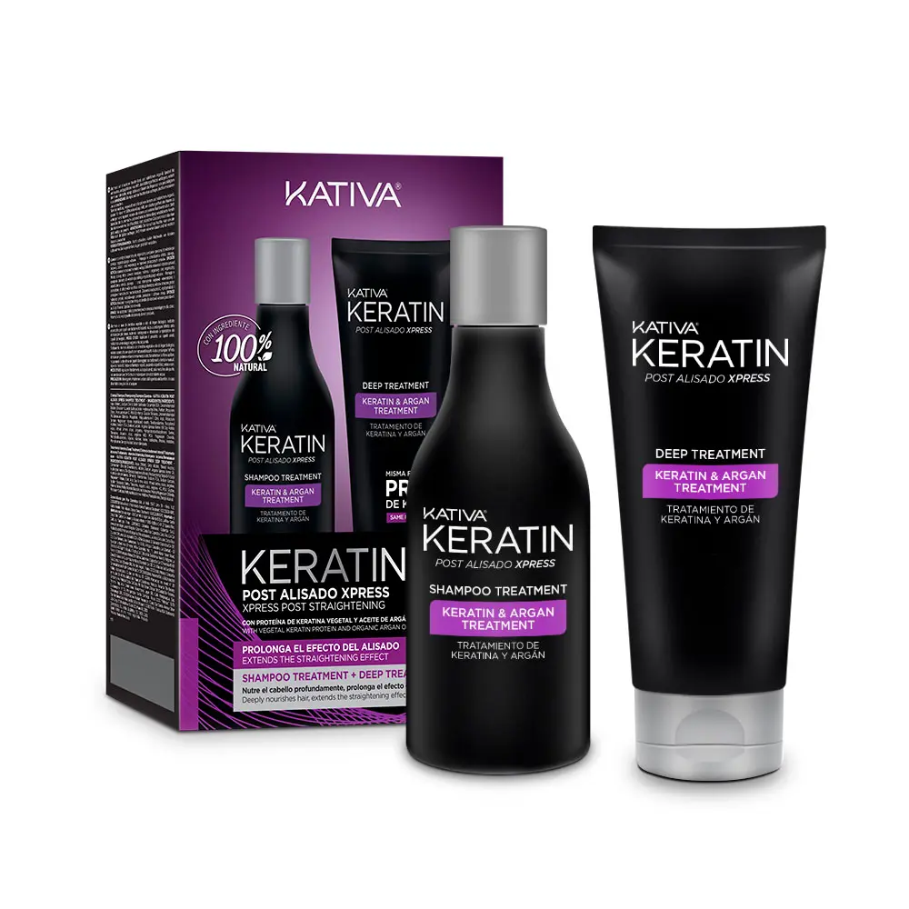 KATIVA+ KERATIN EXPRESS POST BRAZILIAN STRAIGHTENING SET 2 pcs