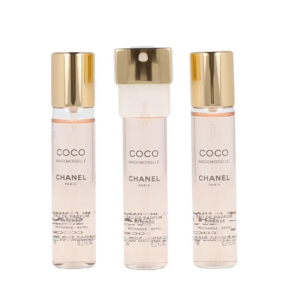 <span class="notranslate">CHANEL COCO MADEMOISELLE</span> eau de parfum spray twist & spray refills 3 x 7 ml for Women <span class="notranslate">CHANEL COCO MADEMOISELLE</span> eau de parfum spray twist & spray refills 3 x 7 ml for Women