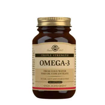 SOLGAR OMEGA-3 TRIPLE CONCENTRACION capsules blandas 100 u