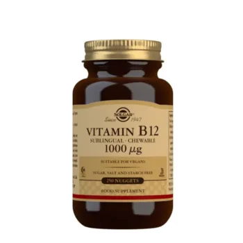 SOLGAR VITAMIN B12 1000 mcg. CIANOCOBALAMINA capsules mastic 250 u