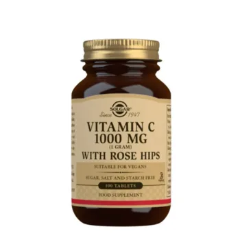 SOLGAR ROSE HIPS C 1000mg. 100 capsules