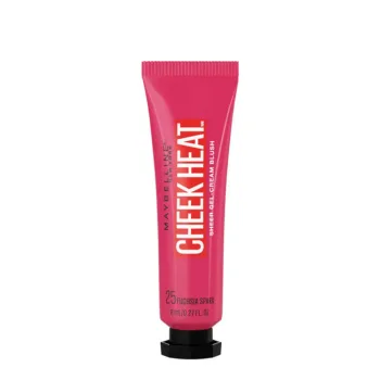 MAYBELLINE CHEEK HEAT sheer gel-cream blush #25-fuchsia spark
