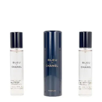<span class="notranslate">CHANEL BLEU</span> eau de parfum spray twist & spray refillable 3 x 20 ml for Men