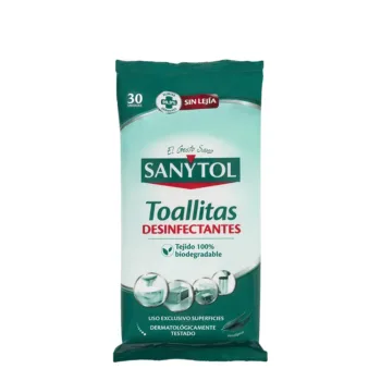 SANYTOL+ SANYTOL toallitas desinfectantes 30 u SANYTOL+ SANYTOL toallitas desinfectantes 30 u