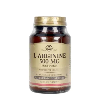 SOLGAR L-ARGININE 500 mg 50 vegetable capsules