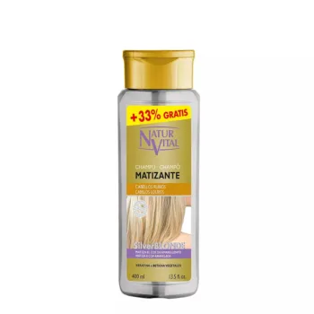 NATUR VITAL SHAMPOO MATIZANTE silver blonde 400 ml