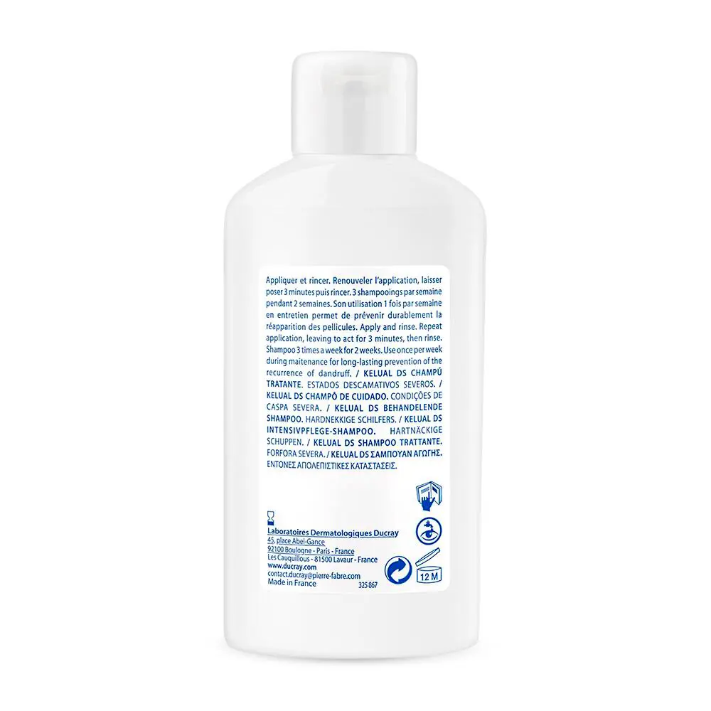 <span class="notranslate">DUCRAY KELUAL DS</span> treating shampoo  anti-dandruff 100 ml