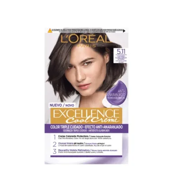 L'ORÉAL PARIS EXCELLENCE COOL Creme Hair Color #5.11-Intense Ash Light Brown